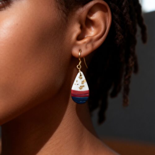 Aurora Layered Teardrop Earrings