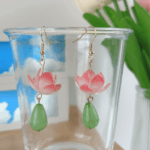 How To Make Lotus Flower Shrink Plastic Earrings — Step-by-Step DIY Tutorial