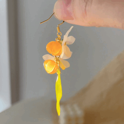 Orange Blossom Earrings